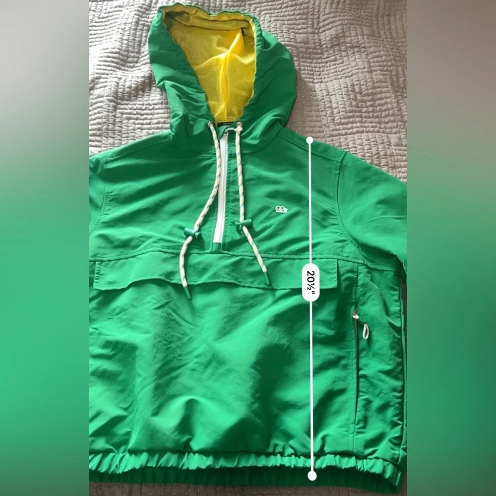 Good Good Golf Women's The Bay Windbreaker Jacket  Kelly Green Size L - Picture 14 of 16